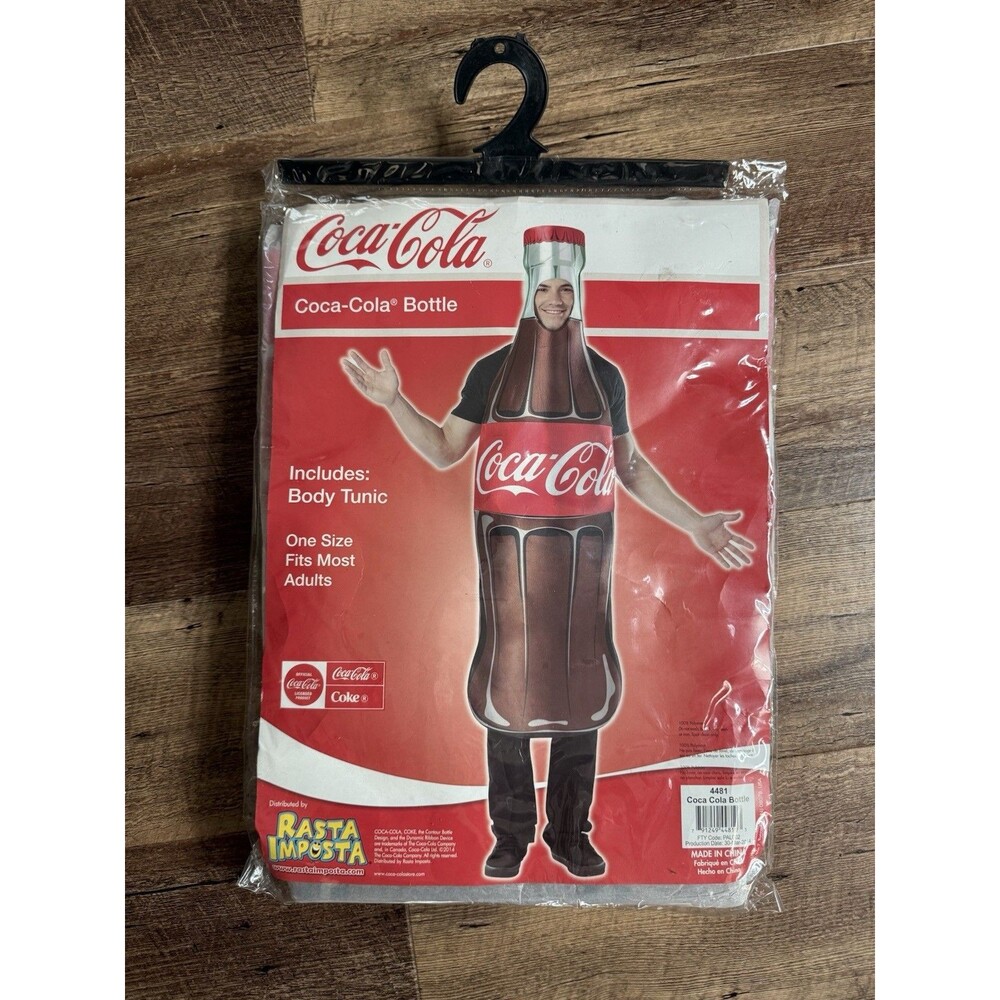 Rasta Imposta COCA COLA BOTTLE Adult Costume (Officially Licensed)) NEW!